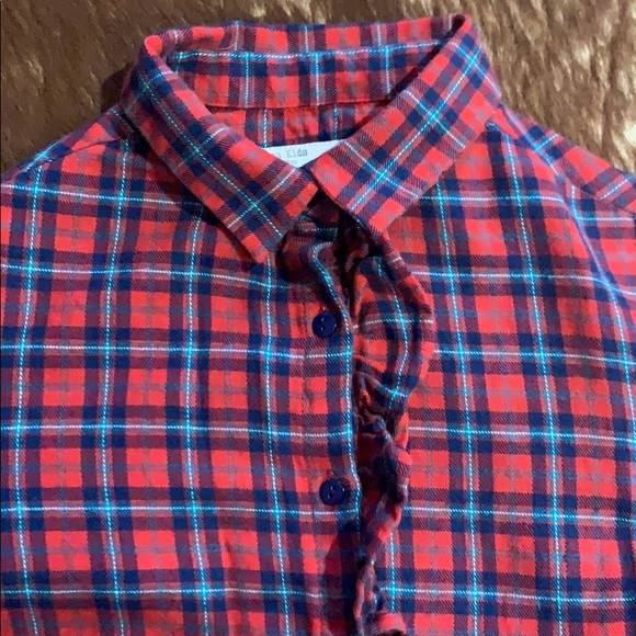 Girl’s Ruffle Button Down Top - Picture 3 of 5